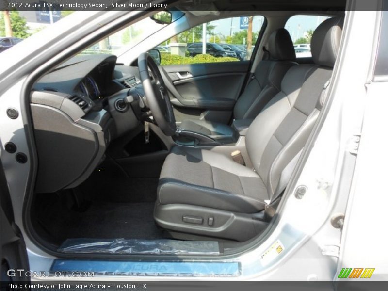 Silver Moon / Ebony 2012 Acura TSX Technology Sedan