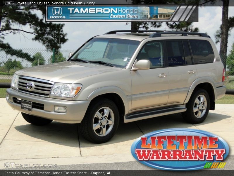 Sonora Gold Pearl / Ivory 2006 Toyota Land Cruiser