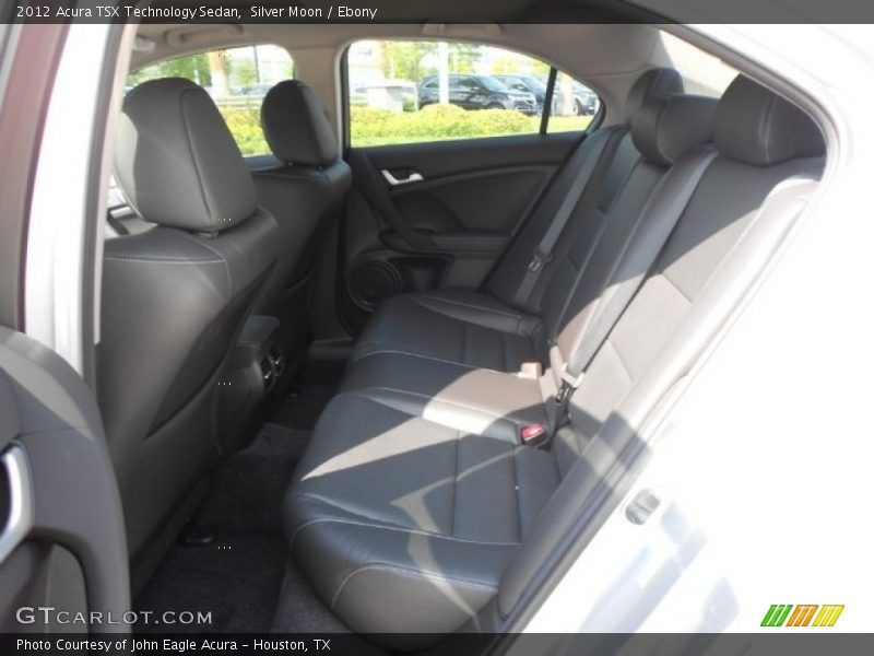 Silver Moon / Ebony 2012 Acura TSX Technology Sedan