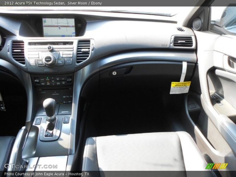 Silver Moon / Ebony 2012 Acura TSX Technology Sedan