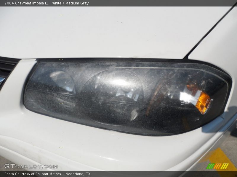 White / Medium Gray 2004 Chevrolet Impala LS