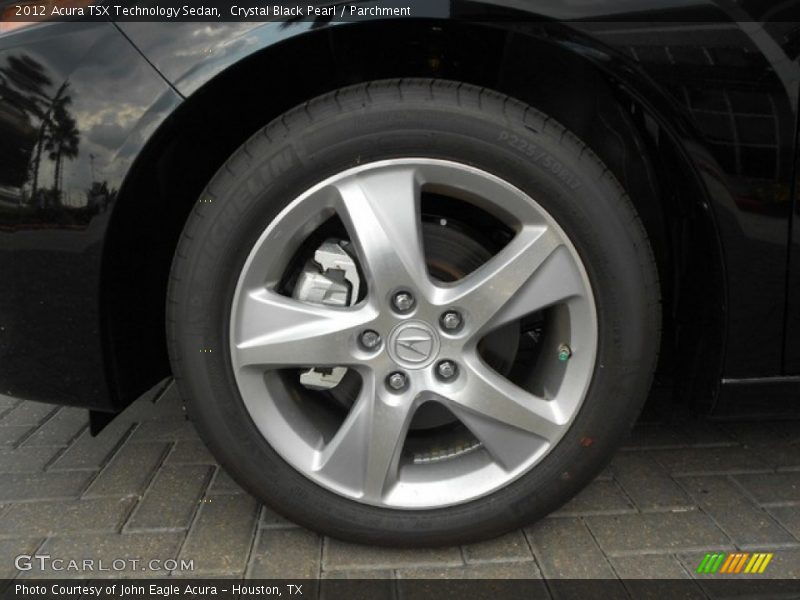 Crystal Black Pearl / Parchment 2012 Acura TSX Technology Sedan