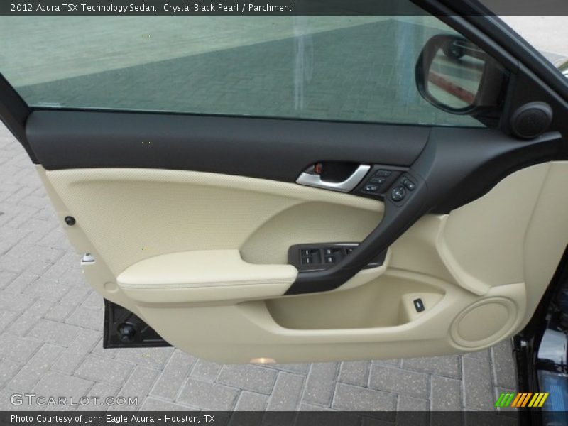 Crystal Black Pearl / Parchment 2012 Acura TSX Technology Sedan