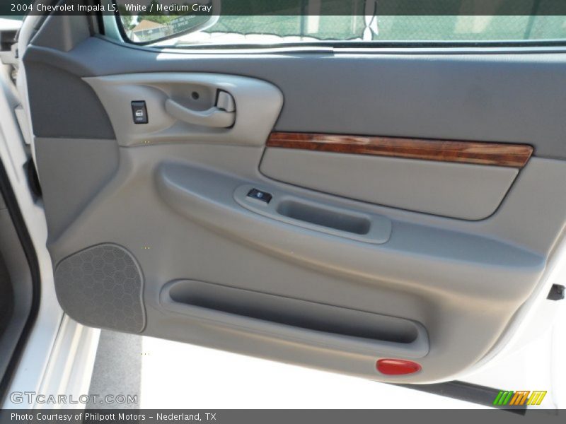 White / Medium Gray 2004 Chevrolet Impala LS