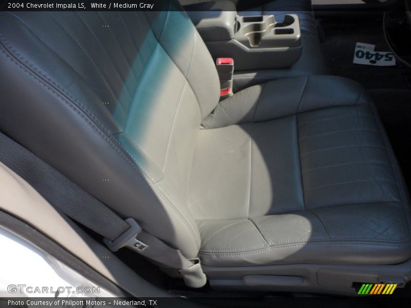 White / Medium Gray 2004 Chevrolet Impala LS