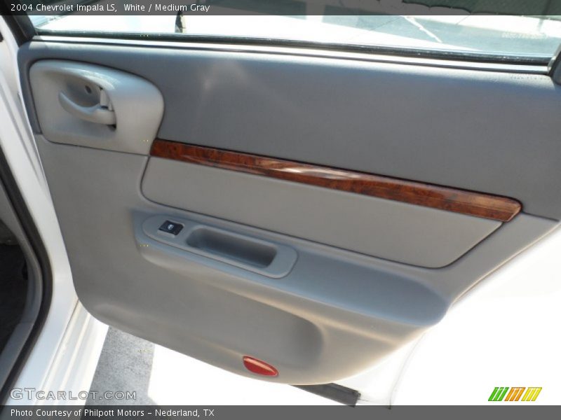 White / Medium Gray 2004 Chevrolet Impala LS