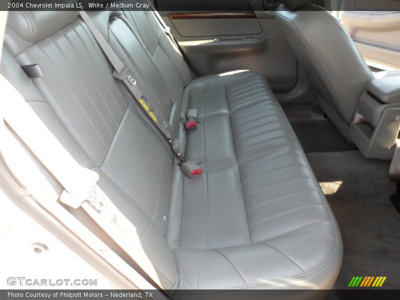 White / Medium Gray 2004 Chevrolet Impala LS