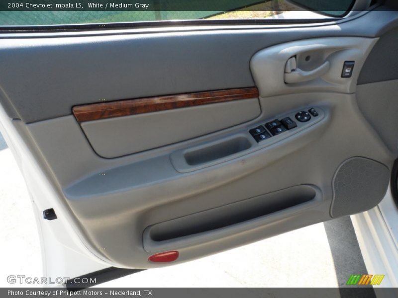 White / Medium Gray 2004 Chevrolet Impala LS