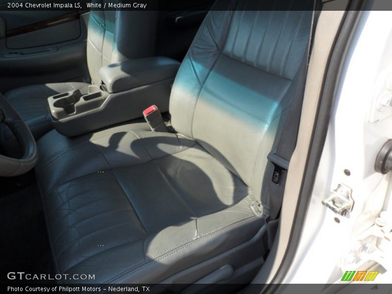 White / Medium Gray 2004 Chevrolet Impala LS