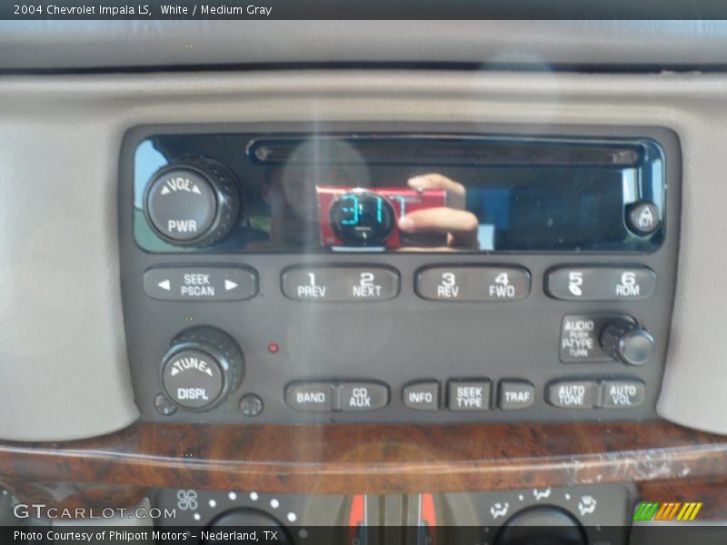 White / Medium Gray 2004 Chevrolet Impala LS