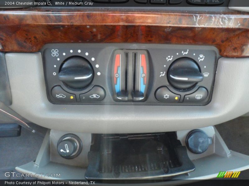 White / Medium Gray 2004 Chevrolet Impala LS