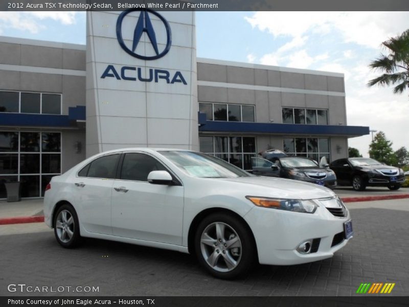 Bellanova White Pearl / Parchment 2012 Acura TSX Technology Sedan