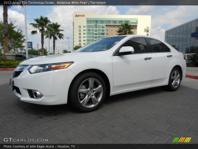 Bellanova White Pearl / Parchment 2012 Acura TSX Technology Sedan