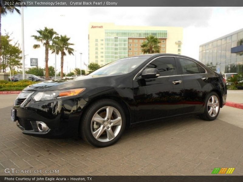 Crystal Black Pearl / Ebony 2012 Acura TSX Technology Sedan