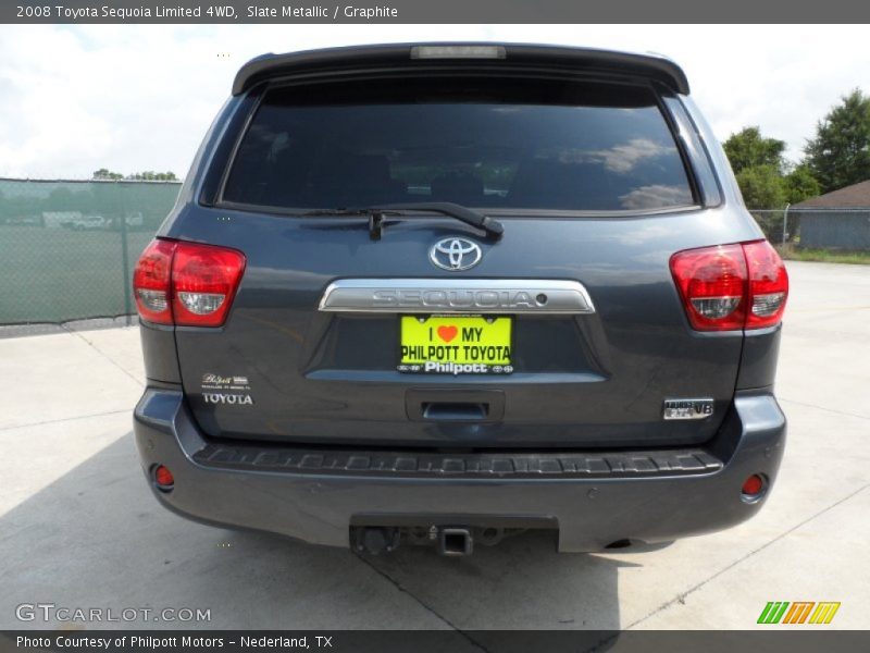 Slate Metallic / Graphite 2008 Toyota Sequoia Limited 4WD