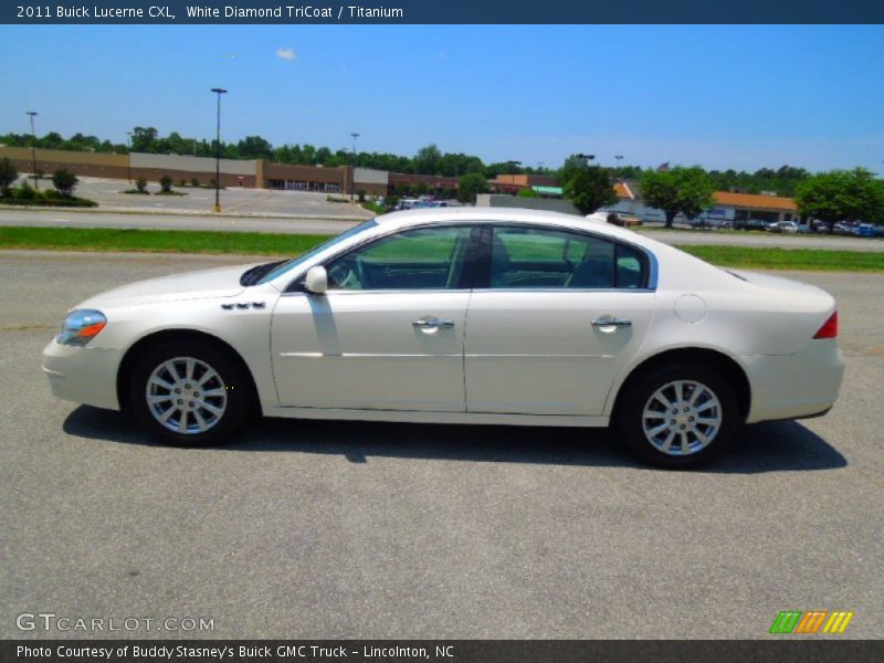 White Diamond TriCoat / Titanium 2011 Buick Lucerne CXL
