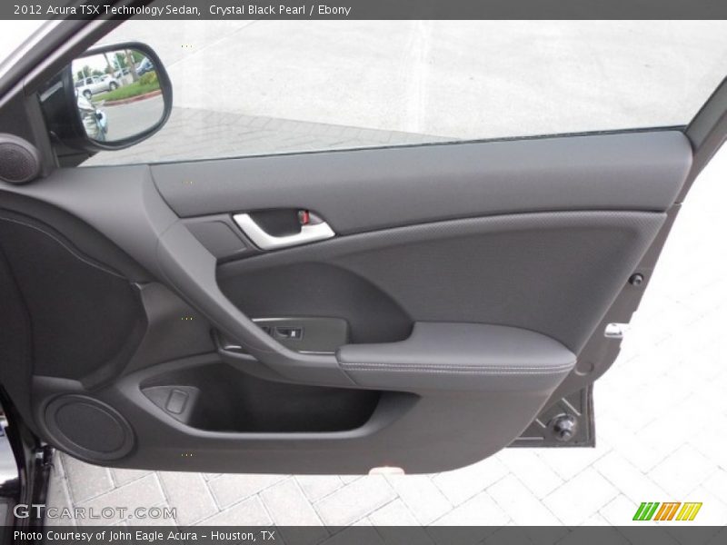 Crystal Black Pearl / Ebony 2012 Acura TSX Technology Sedan