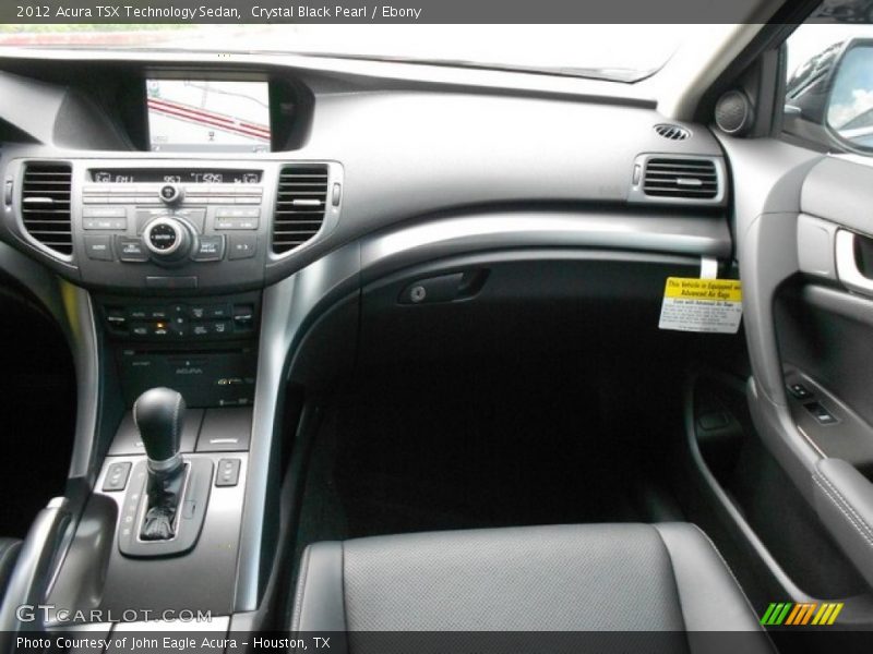 Crystal Black Pearl / Ebony 2012 Acura TSX Technology Sedan