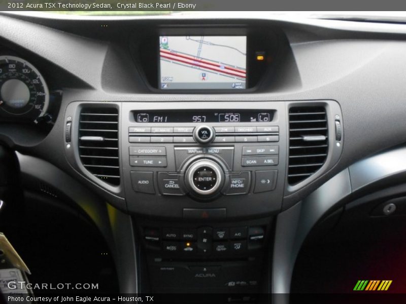 Crystal Black Pearl / Ebony 2012 Acura TSX Technology Sedan