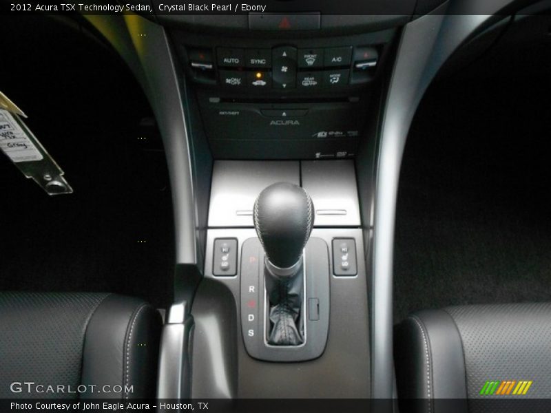 Crystal Black Pearl / Ebony 2012 Acura TSX Technology Sedan