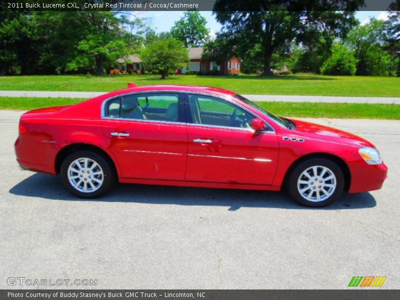 Crystal Red Tintcoat / Cocoa/Cashmere 2011 Buick Lucerne CXL