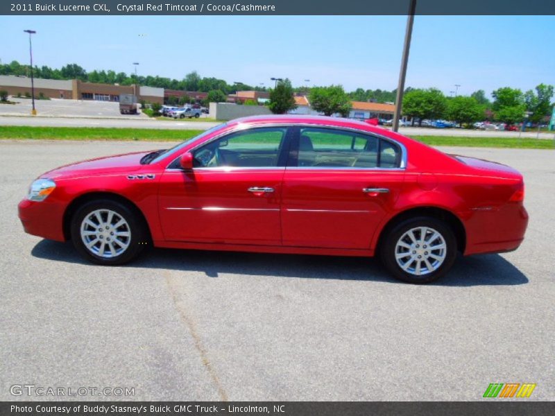 Crystal Red Tintcoat / Cocoa/Cashmere 2011 Buick Lucerne CXL