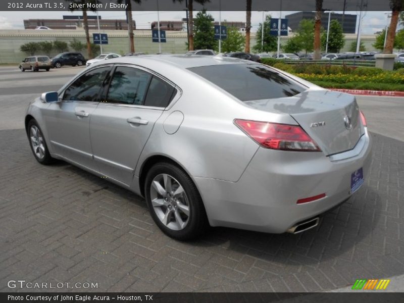 Silver Moon / Ebony 2012 Acura TL 3.5