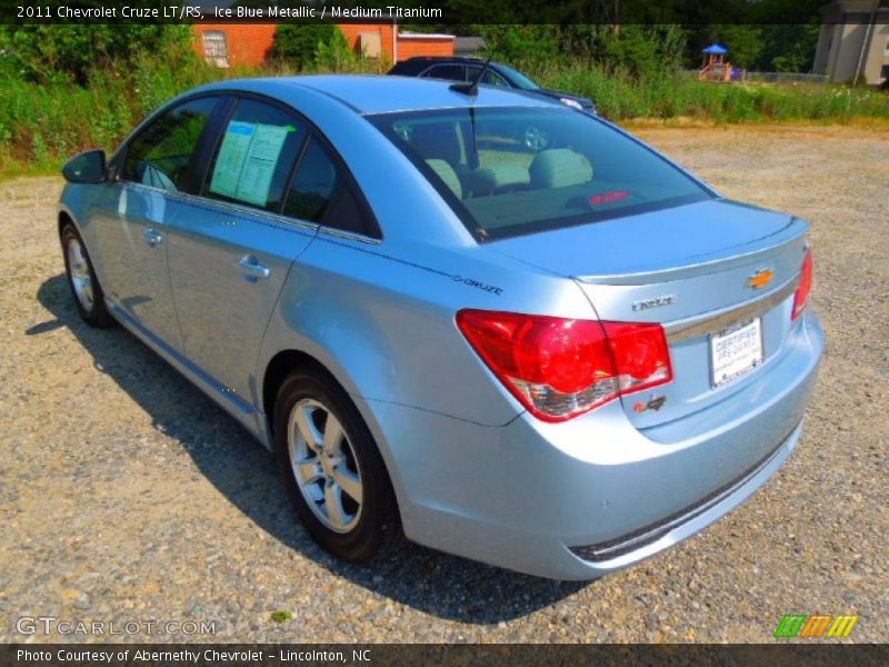 Ice Blue Metallic / Medium Titanium 2011 Chevrolet Cruze LT/RS