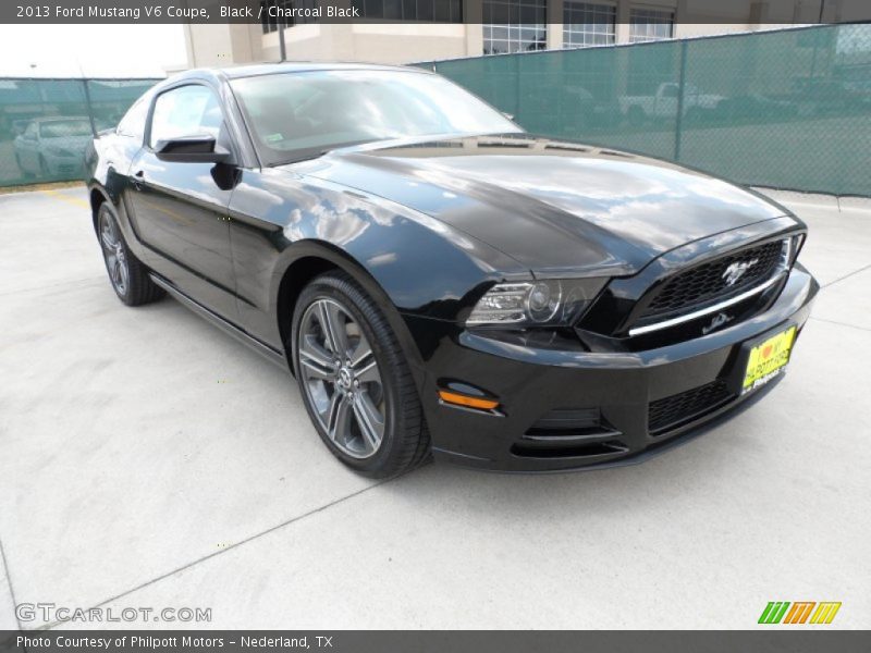 Black / Charcoal Black 2013 Ford Mustang V6 Coupe