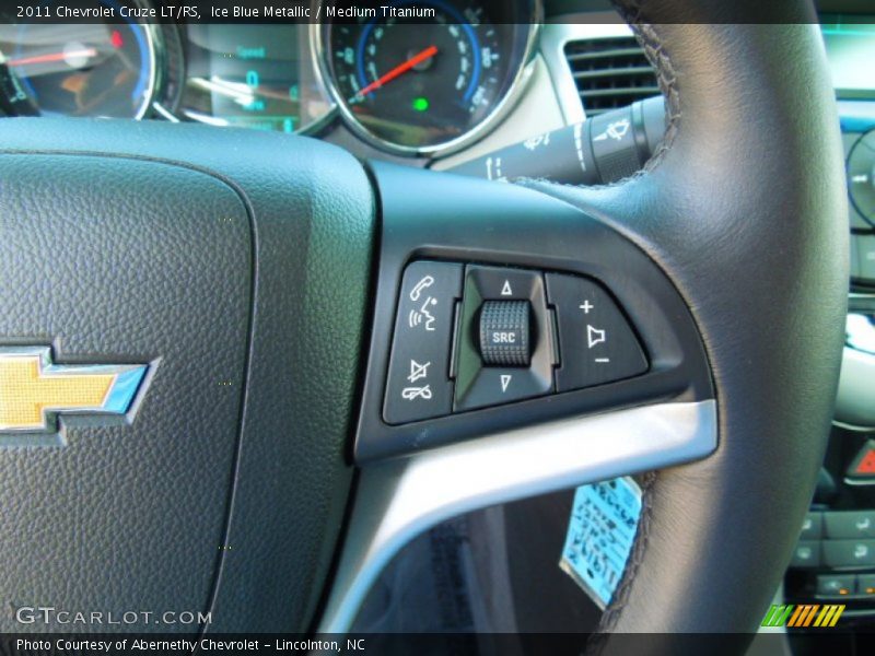 Ice Blue Metallic / Medium Titanium 2011 Chevrolet Cruze LT/RS