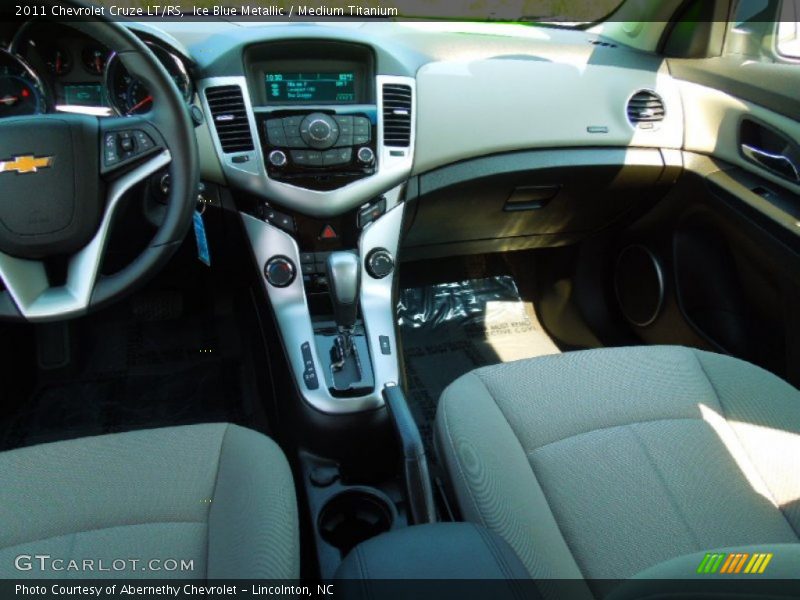 Ice Blue Metallic / Medium Titanium 2011 Chevrolet Cruze LT/RS