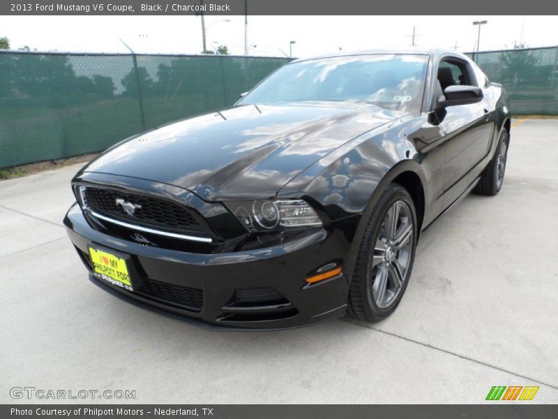 Black / Charcoal Black 2013 Ford Mustang V6 Coupe