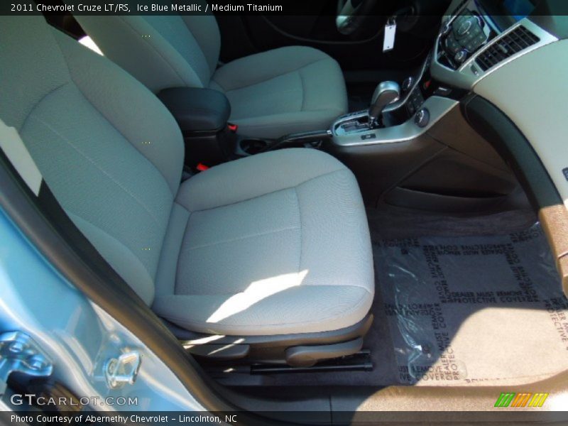 Ice Blue Metallic / Medium Titanium 2011 Chevrolet Cruze LT/RS