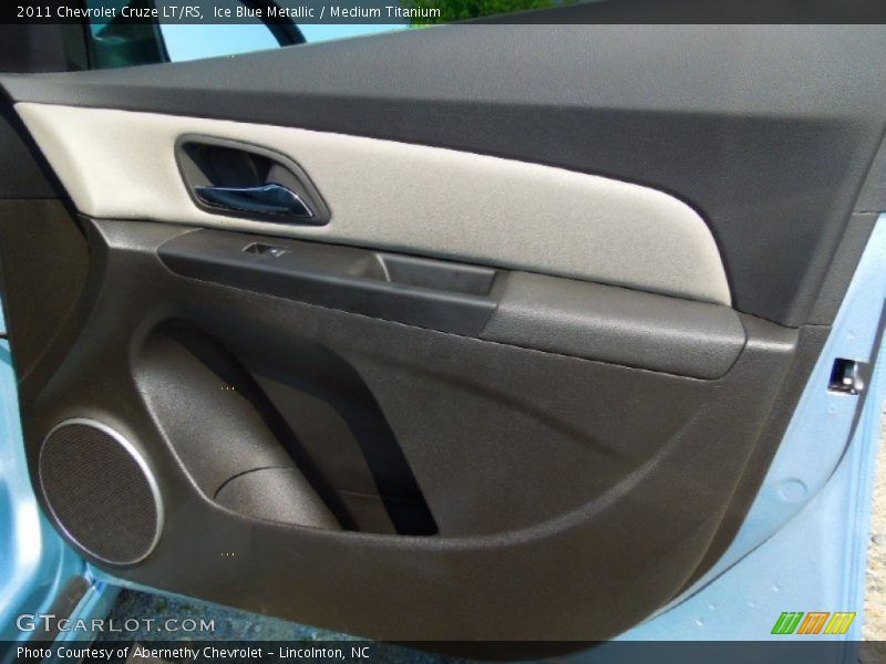 Ice Blue Metallic / Medium Titanium 2011 Chevrolet Cruze LT/RS