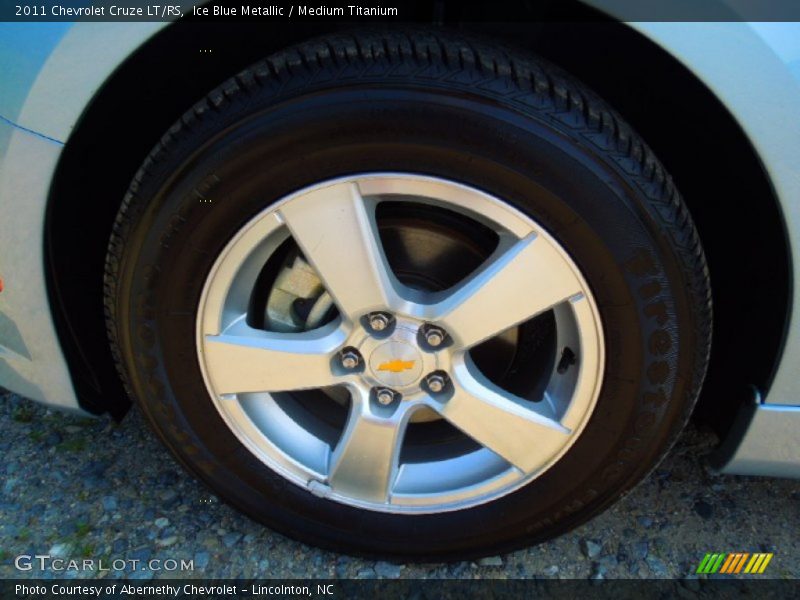 Ice Blue Metallic / Medium Titanium 2011 Chevrolet Cruze LT/RS