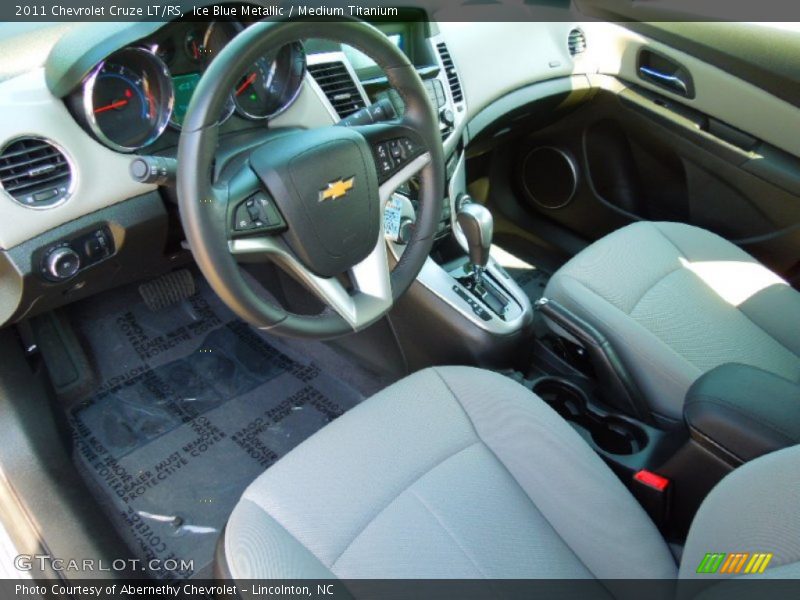 Ice Blue Metallic / Medium Titanium 2011 Chevrolet Cruze LT/RS