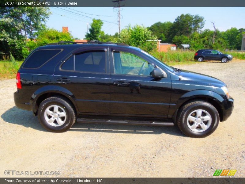 Black / Beige 2007 Kia Sorento LX 4WD