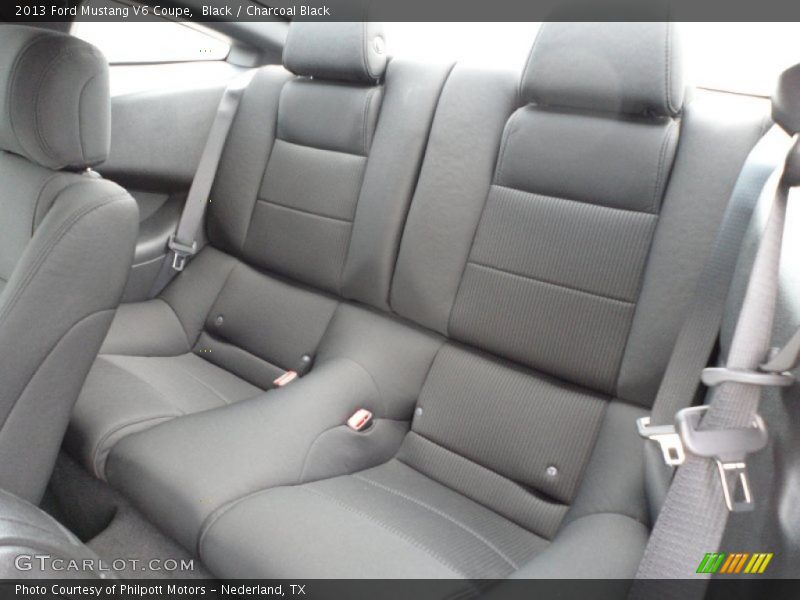 Rear Seat of 2013 Mustang V6 Coupe
