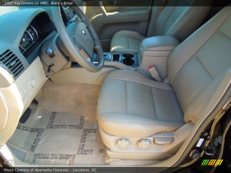 Black / Beige 2007 Kia Sorento LX 4WD