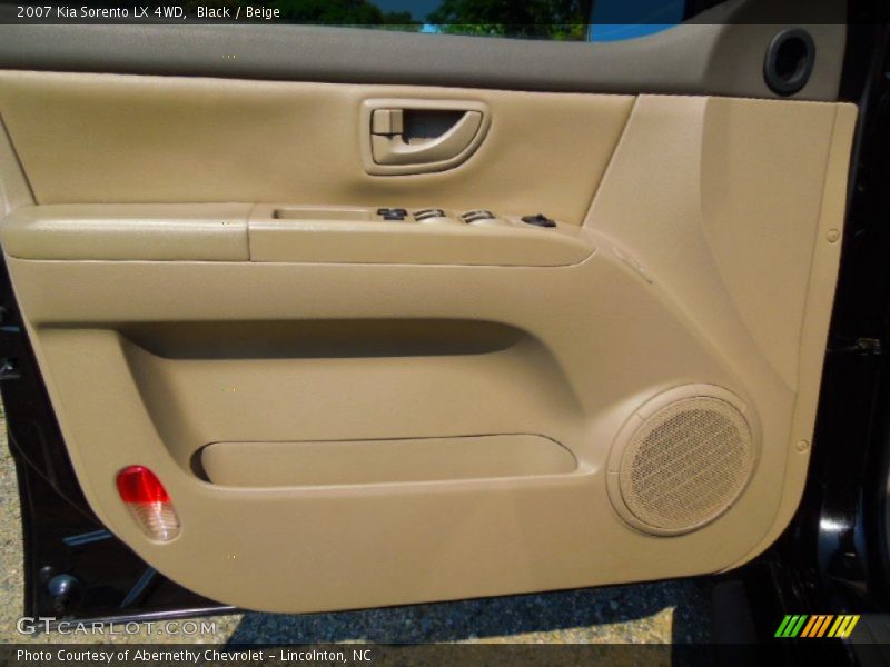 Black / Beige 2007 Kia Sorento LX 4WD
