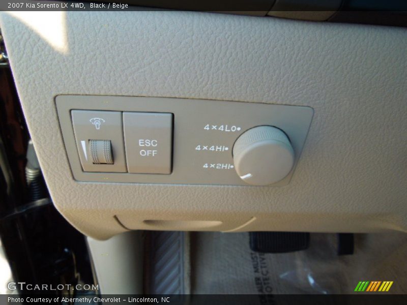 Black / Beige 2007 Kia Sorento LX 4WD