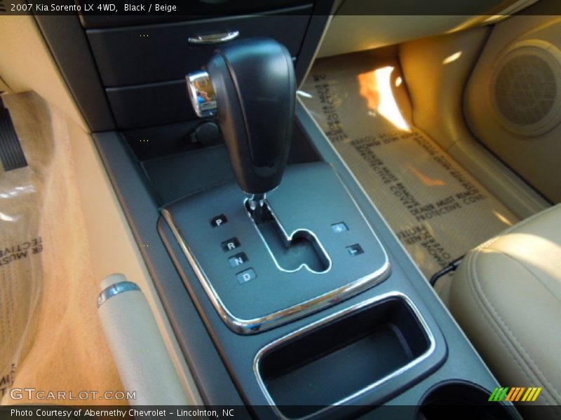 Black / Beige 2007 Kia Sorento LX 4WD