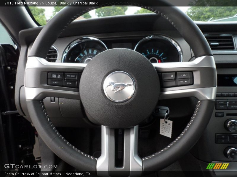  2013 Mustang V6 Coupe Steering Wheel