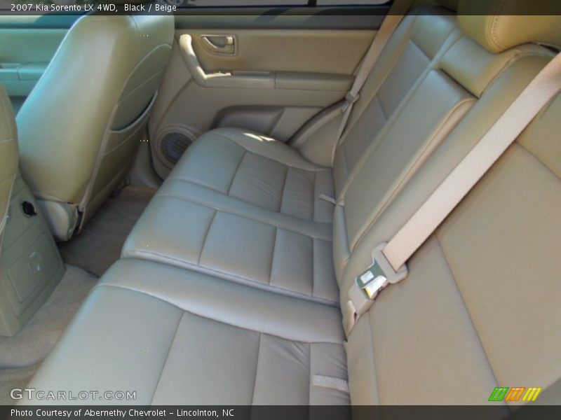 Black / Beige 2007 Kia Sorento LX 4WD