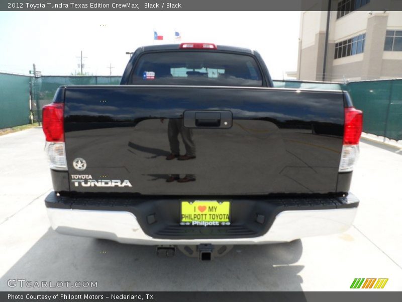 Black / Black 2012 Toyota Tundra Texas Edition CrewMax