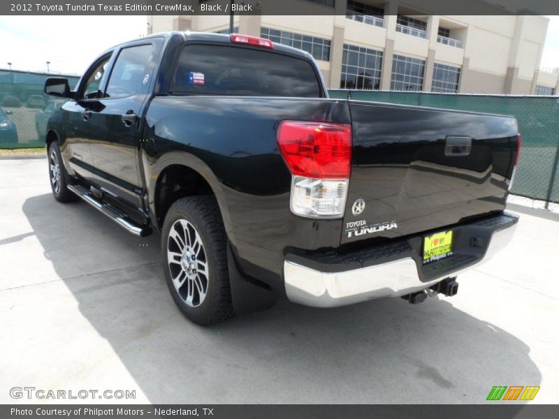 Black / Black 2012 Toyota Tundra Texas Edition CrewMax