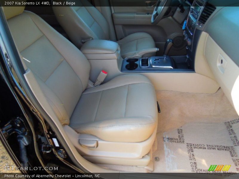 Black / Beige 2007 Kia Sorento LX 4WD