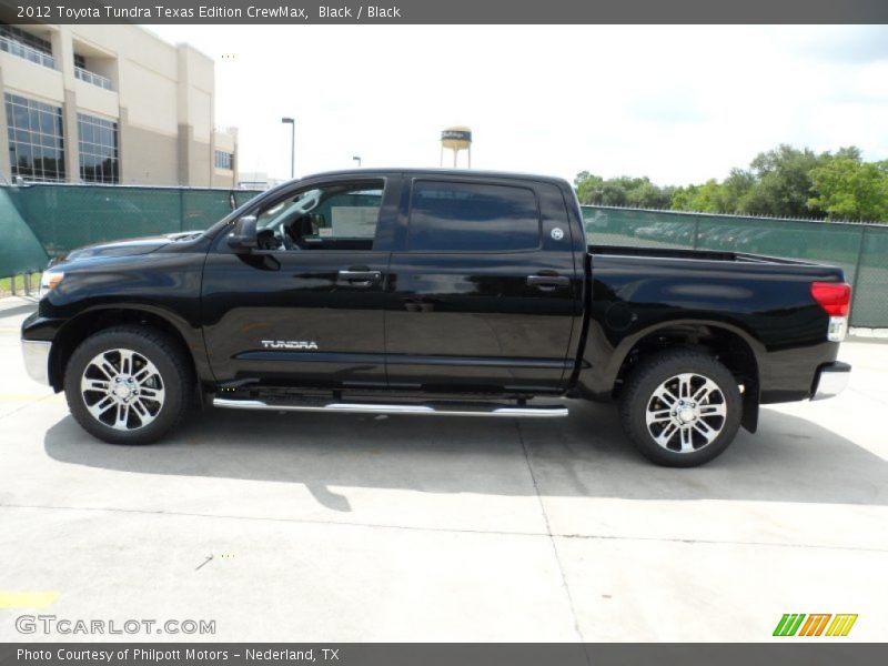 Black / Black 2012 Toyota Tundra Texas Edition CrewMax