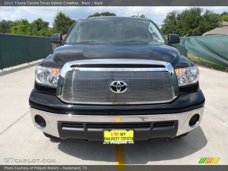 Black / Black 2012 Toyota Tundra Texas Edition CrewMax