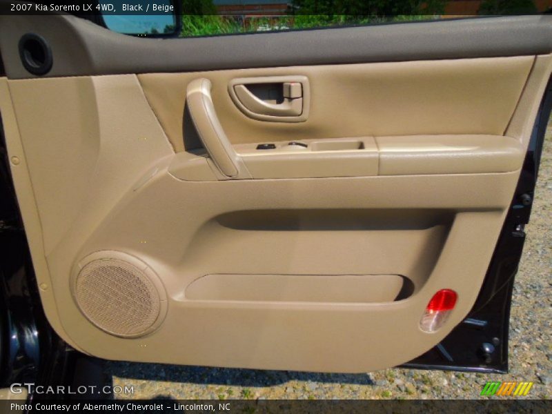 Black / Beige 2007 Kia Sorento LX 4WD
